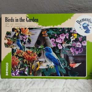 2/$25 Quokka "Birds in the Garden" Dementia Puzzle, 35 Large Pieces